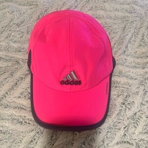 Pink and Gray Adidas Hat - Never Worn